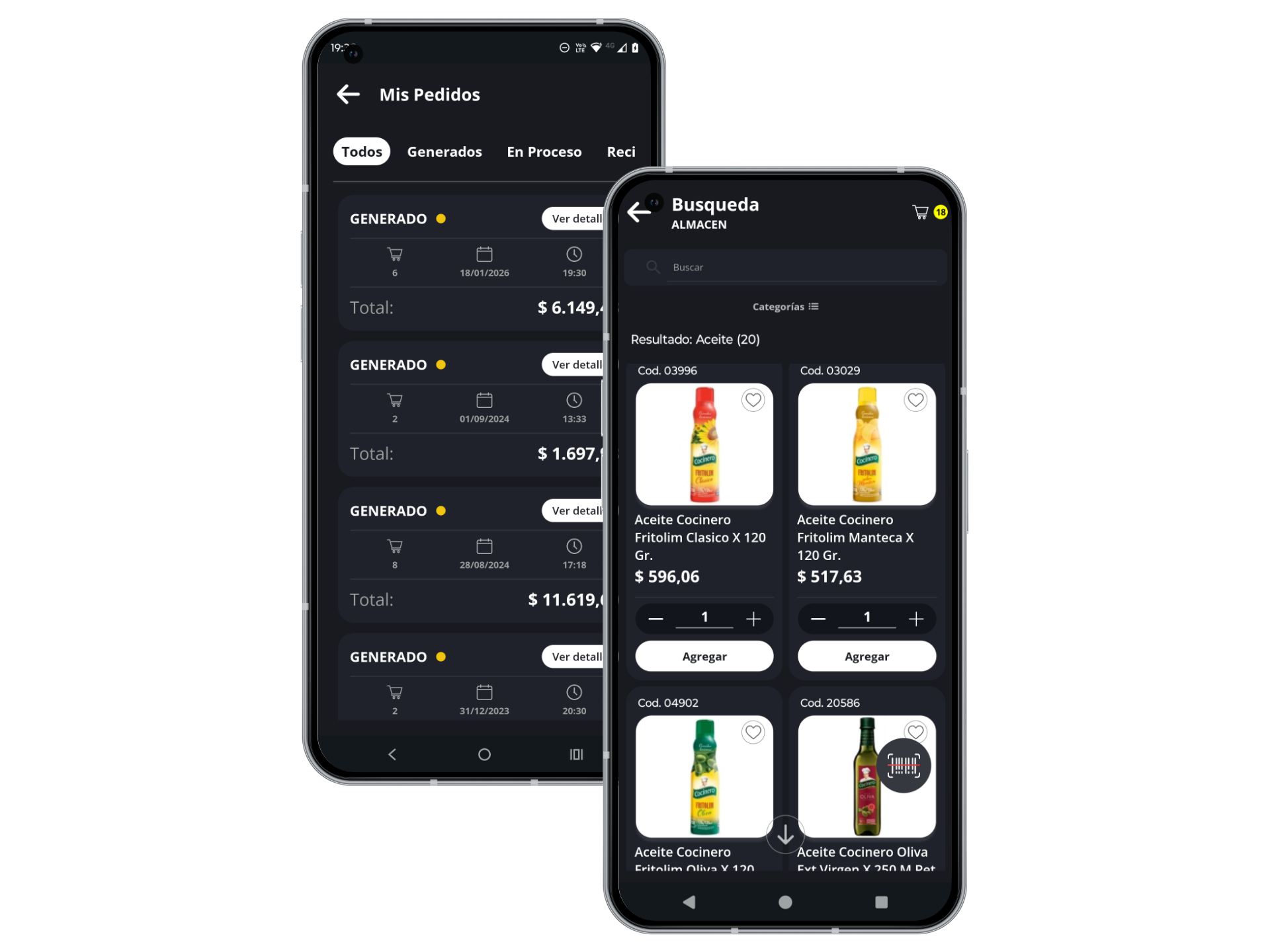 Vista previa del eCommerce B2B