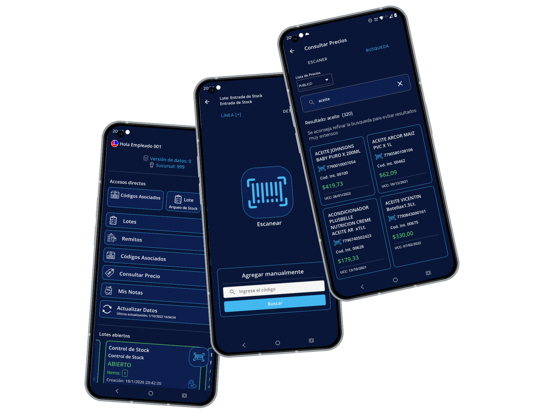 Vista previa de Colectores de Datos